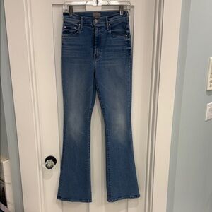 MOTHER high waisted weekender skimp. Color: 
Swing a miss. Like new!